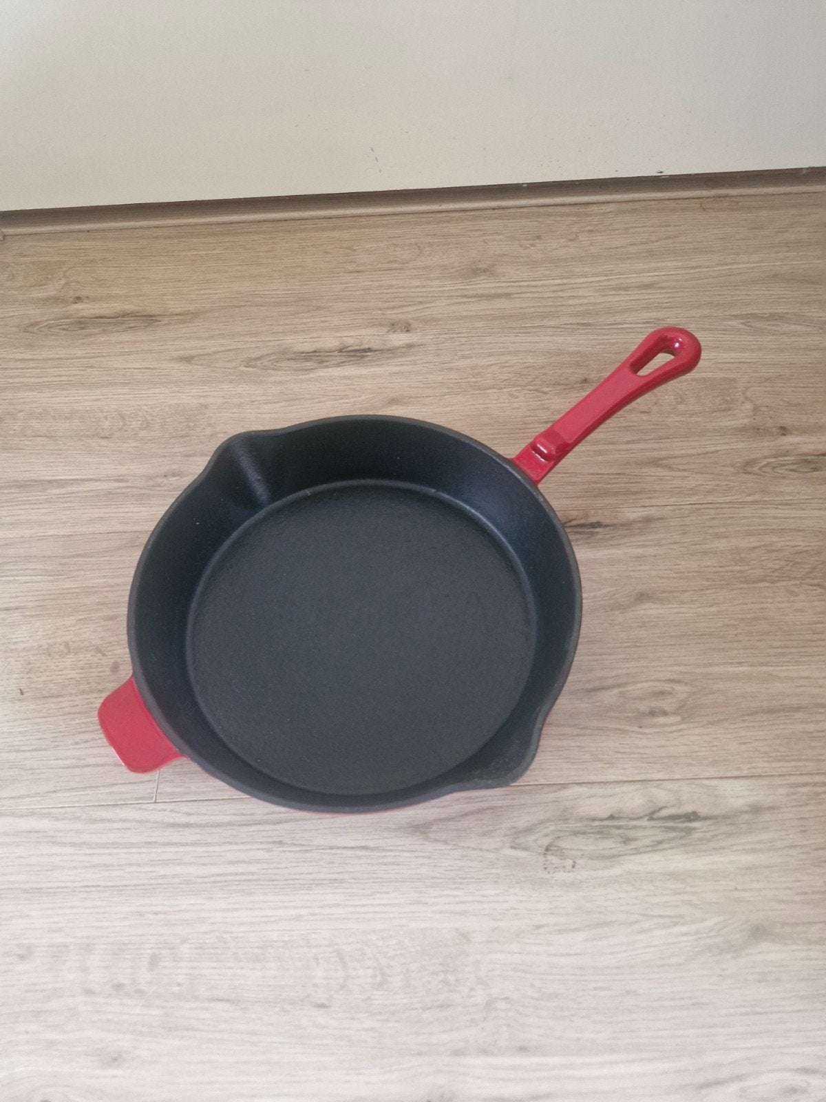 Zware gietijzeren pan - Ideaal voor braden en bakken, Huis en Inrichting, Koekenpan, Gebruikt, Gietijzer, Ophalen of Verzenden