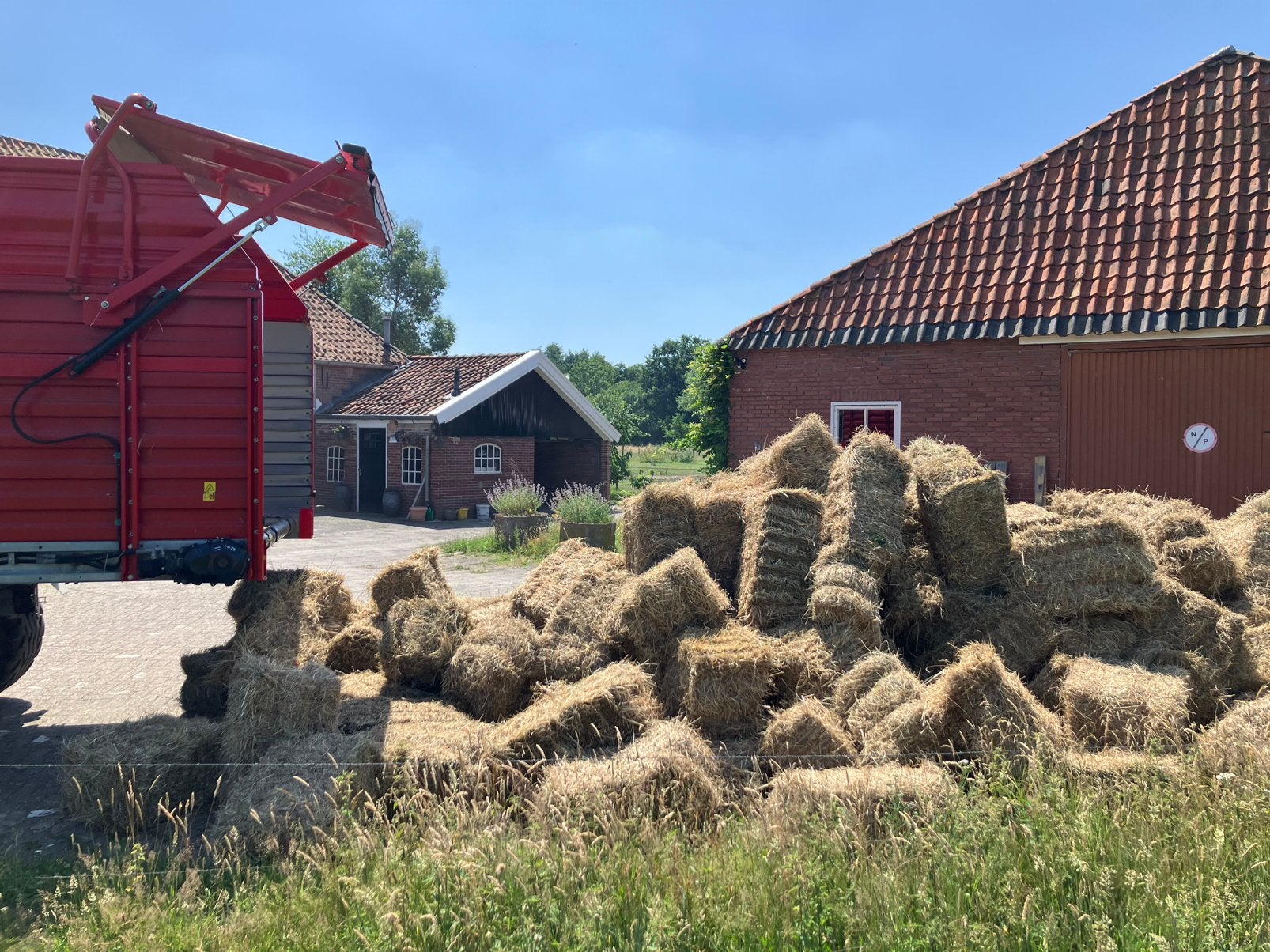 Hooibalen te koop, Ophalen, Vee