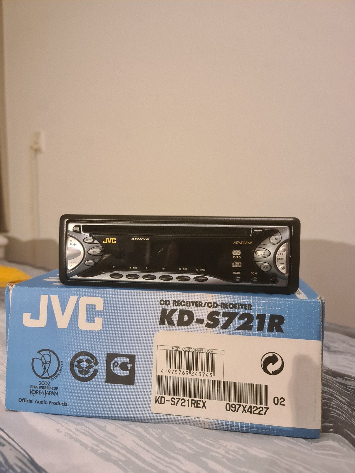 JVC KD-S721R Autoradio CD-ontvanger, Ophalen of Verzenden, Gebruikt