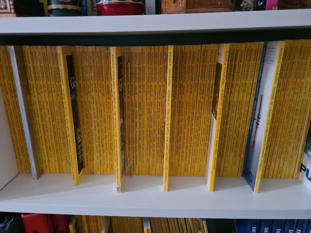 National Geographic magazines vanaf eind 1988, Ophalen, Gelezen, Wetenschap en Natuur
