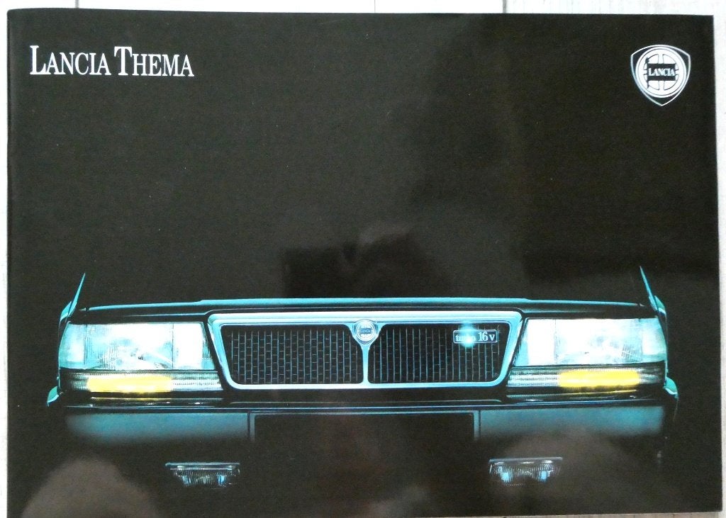 Lancia Thema brochure uit 1990, Verzenden, Zo goed als nieuw, Overige merken