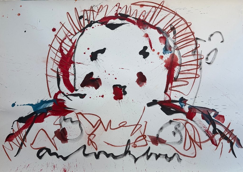 Anton Heyboer, Antiek en Kunst, Ophalen of Verzenden, Papier/karton