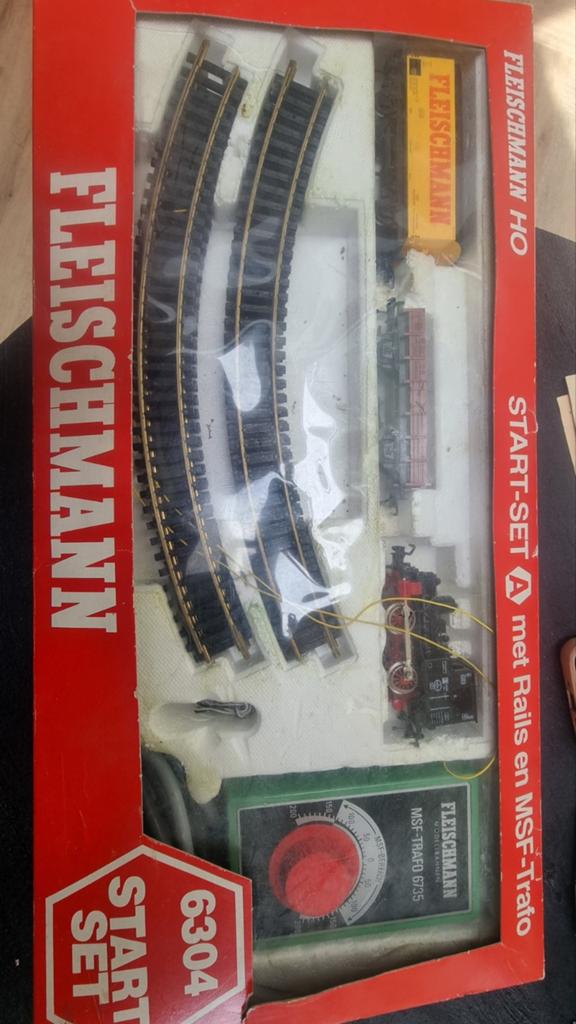 Fleischmann HO Startset 6304 met Rails en Trafo, Hobby en Vrije tijd, Modeltreinen | H0, Treinset, Gelijkstroom, Fleischmann, Ophalen of Verzenden