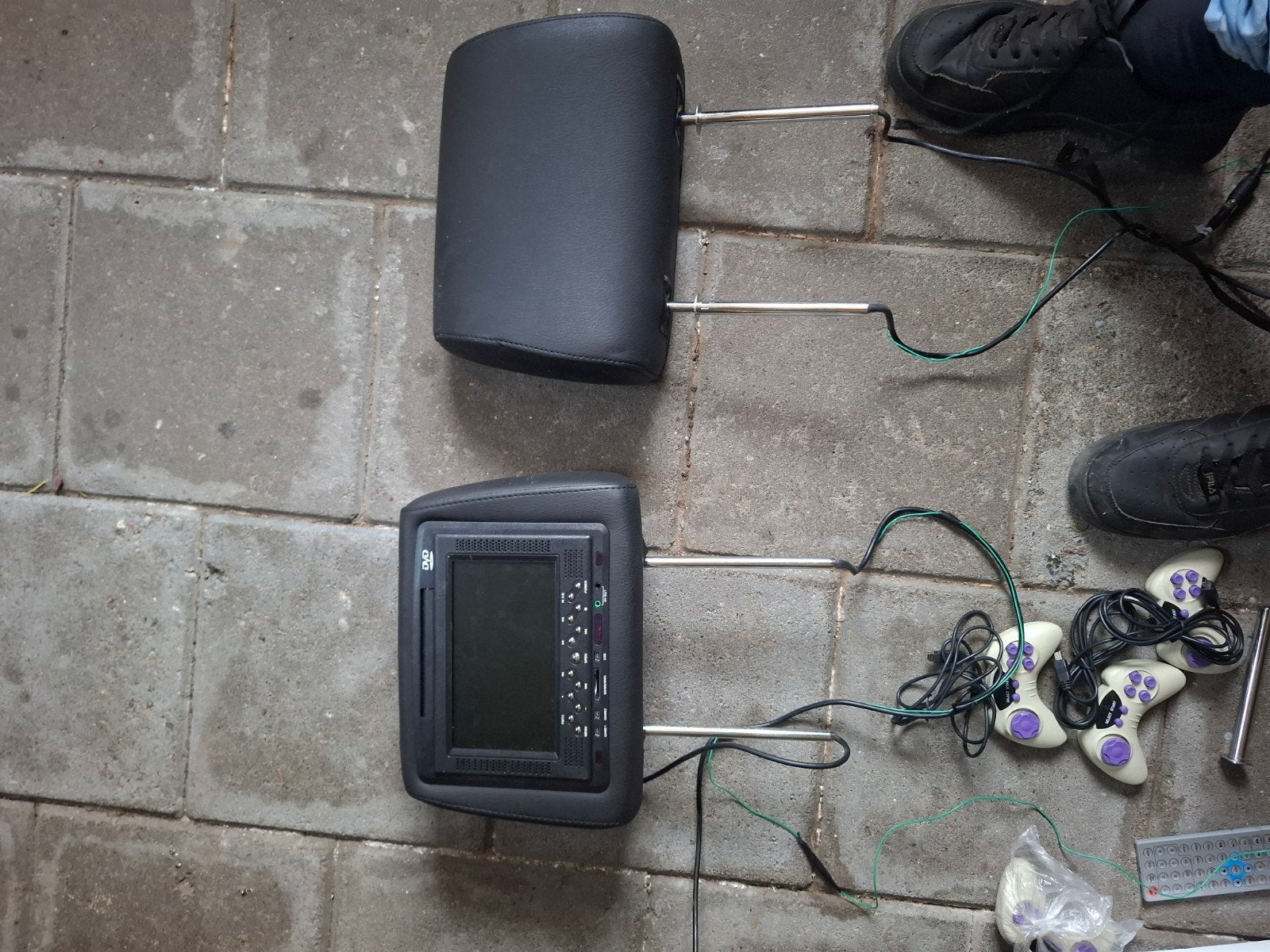2 Hoofdsteun met display, Auto diversen, Ophalen, Nieuw