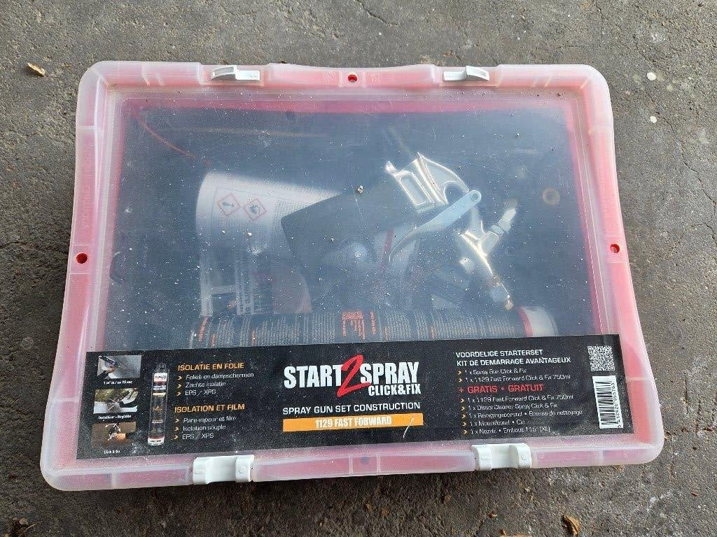 Rectavit 1129 Fast Forward - Spray Gun Set Click & Fix, Ophalen of Verzenden, Zo goed als nieuw