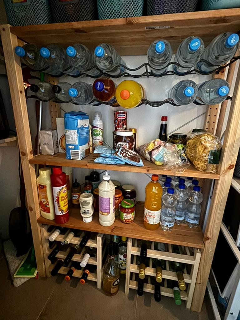 Rek voorraadkast ivar (Ikea), Huis en Inrichting, Woonaccessoires | Wijnrekken, Ophalen, Zo goed als nieuw, Hout, 75 cm of meer