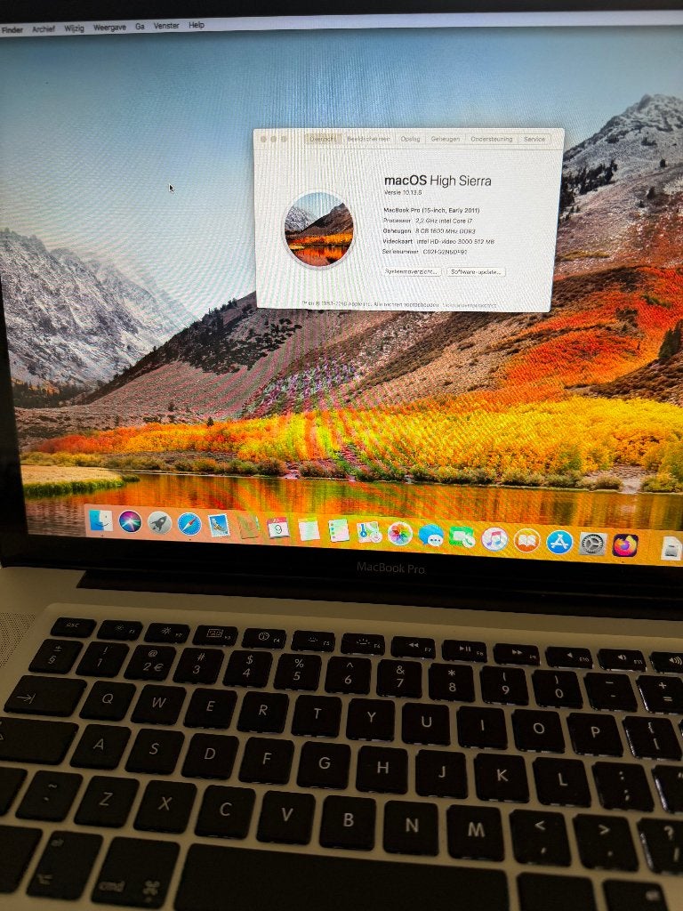 Macbook Pro A1286 2011- Camera defect, Computers en Software, Apple Macbooks, MacBook Pro, Gebruikt, 2 tot 3 Ghz, 8 GB