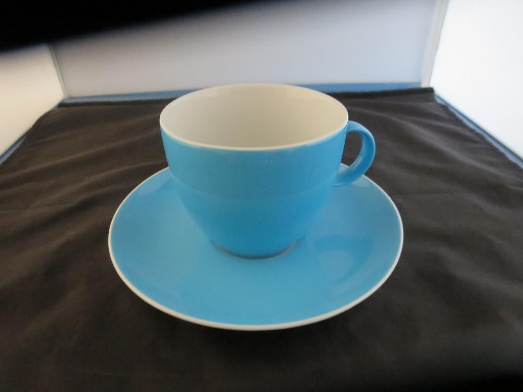 Kop en schotels Thomas Sunny Waterblue servies, Overige materialen, Rosenthal@ttpconcepts.nl, Ophalen of Verzenden, Overige stijlen