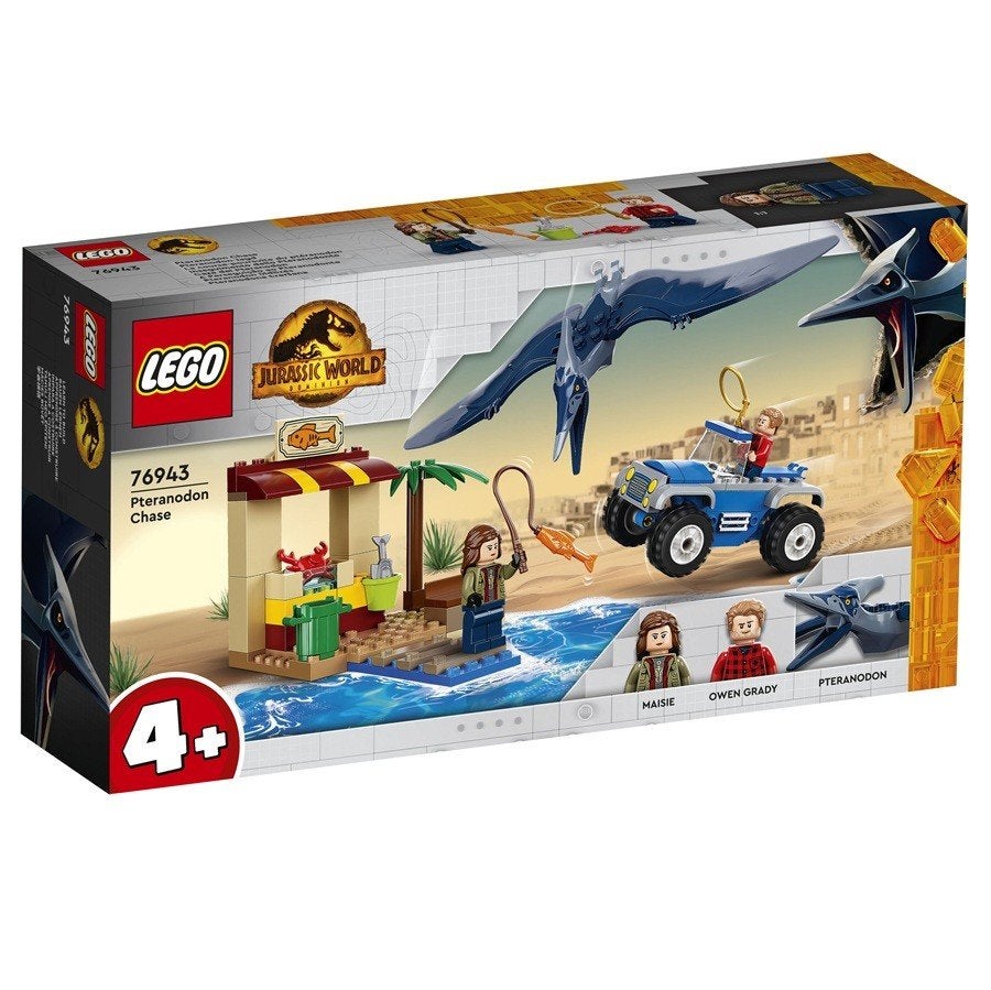 LEGO Jurassic World 76943 Achtervolging van Pteranodon, Lego, Nieuw, Ophalen of Verzenden, X