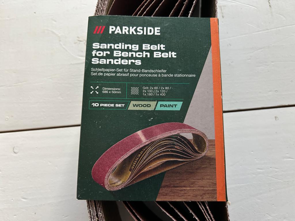 Parkside Schuurpapier Set voor Bandschuurmachine - 10-delig, Ophalen of Verzenden, Nieuw, Bandschuurmachine