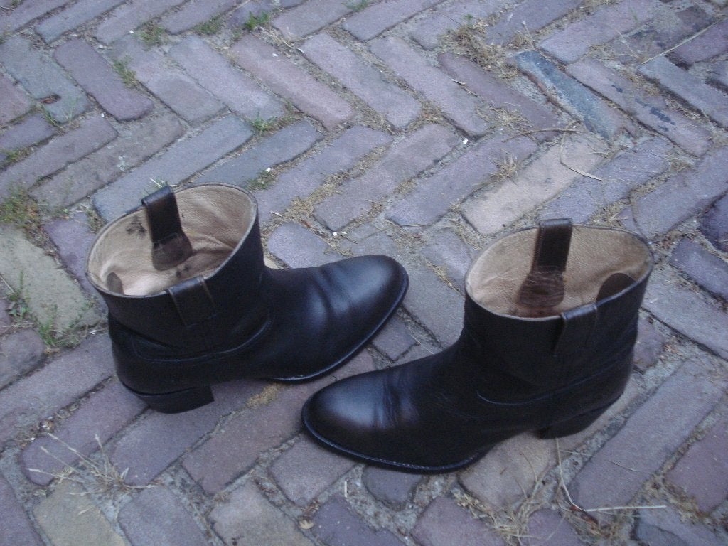GRATIS VERZENDEN ZWART BRUINE SENDRA FESTIVAL BOOTS MT 41, Verzenden, Zwart, Zo goed als nieuw, Hoge laarzen