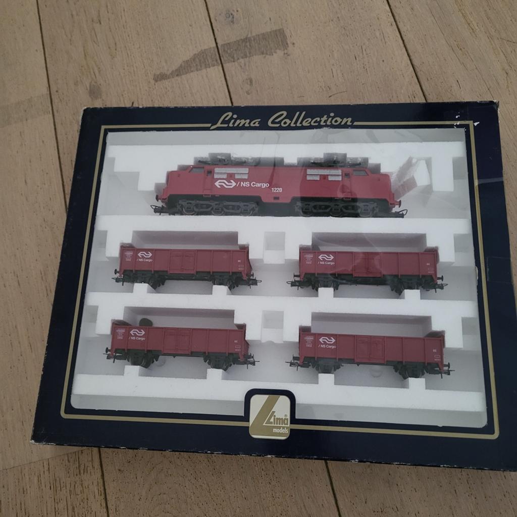 Lima NS Cargo Treinset L149922 - Loc 1200 & Open Wagons, Hobby en Vrije tijd, Modeltreinen | H0, Treinset, Gelijkstroom, Ophalen of Verzenden