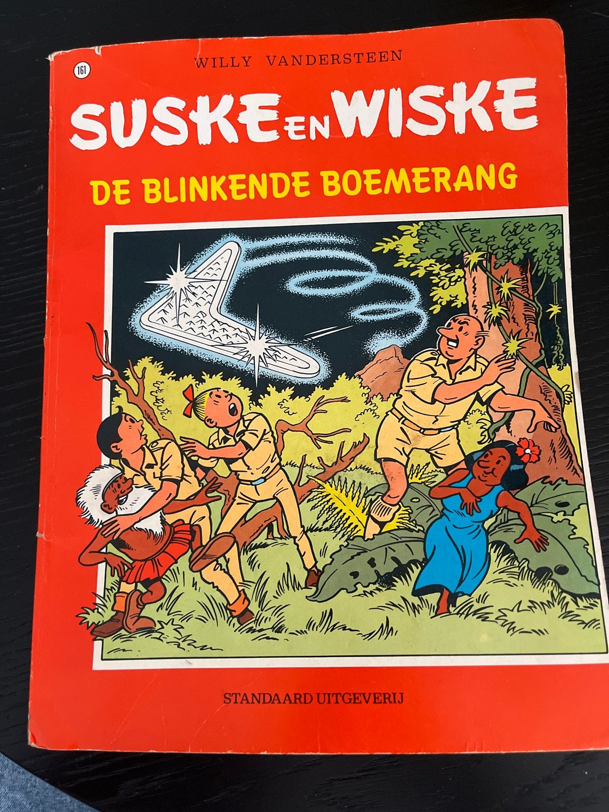 Suske en Wiske - De Blinkende Boemerang (nr. 161), Eén stripboek, Ophalen of Verzenden, Gelezen