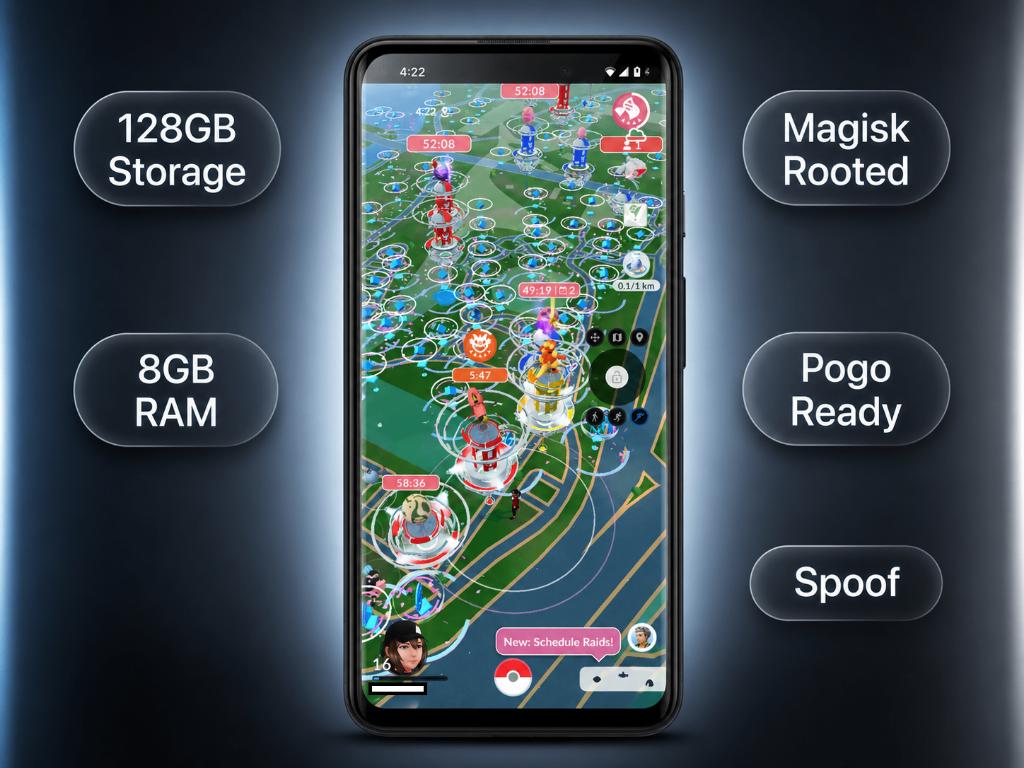 OnePlus 8T (128GB/8GB) - Rooted Pokémon Go Spoofing telefoon, Telecommunicatie, Gebruikt, Overige modellen, Ophalen of Verzenden