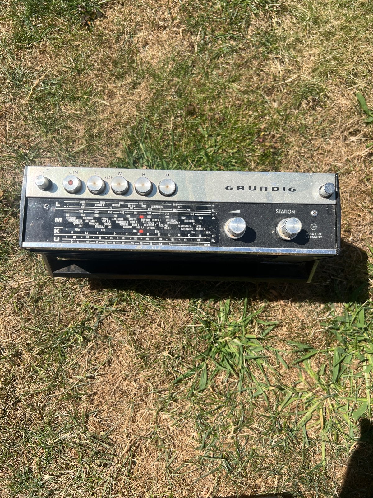 Vintage Grundig Music-Boy 400 Transistorradio, Ophalen of Verzenden, Gebruikt, Transistorradio