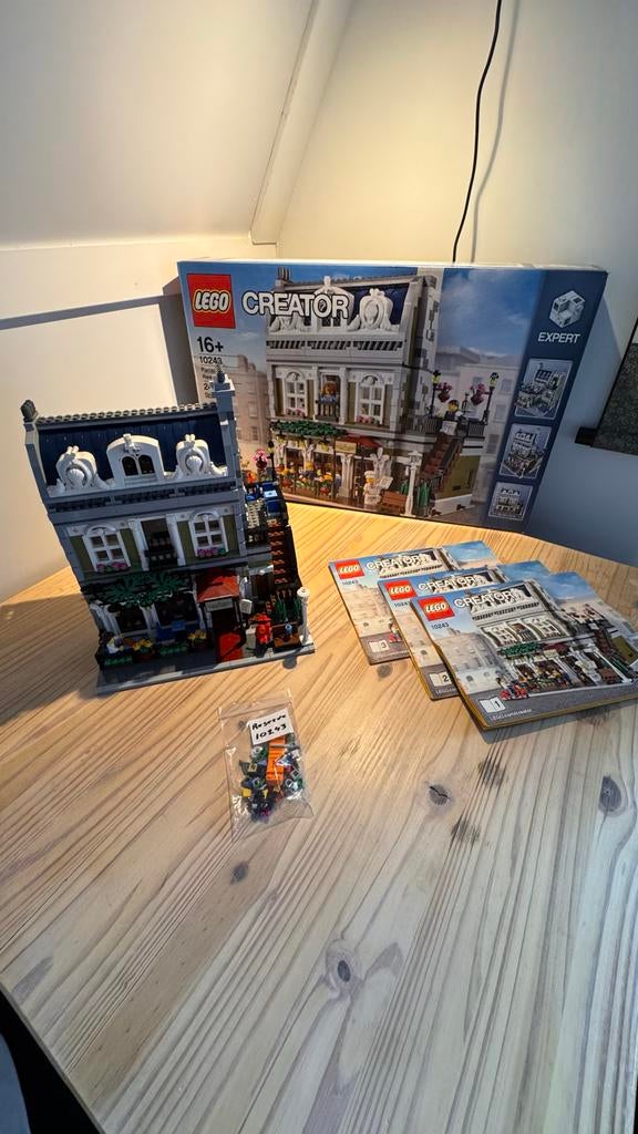 LEGO Creator Expert 10243 Parijs Restaurant, Gebruikt, Lego, Ophalen of Verzenden, Compleet