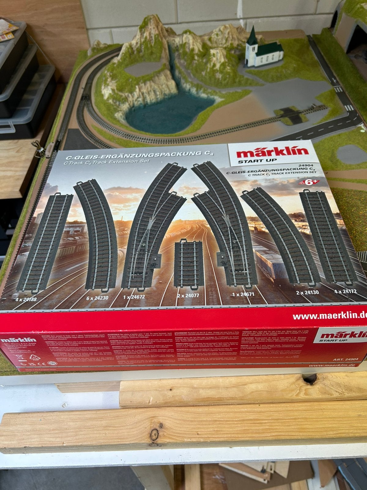 Marklin 24904 C4, Hobby en Vrije tijd, Modeltreinen | H0, Ophalen, Wisselstroom, Rails, Märklin