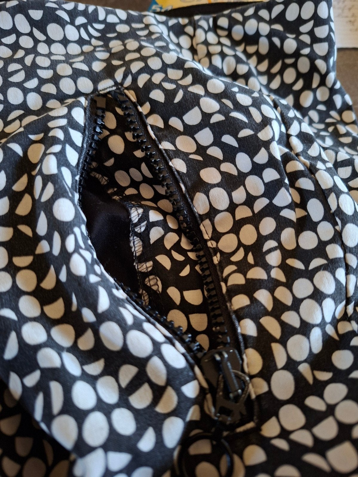 Mooie broek met print, maat 56/58, Ophalen of Verzenden
