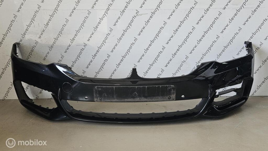 Voorbumper originl BMW 5-serie G30 LCI ('20-'23) 51118064928, Gebruikt, Voor, Ophalen of Verzenden, Bumper