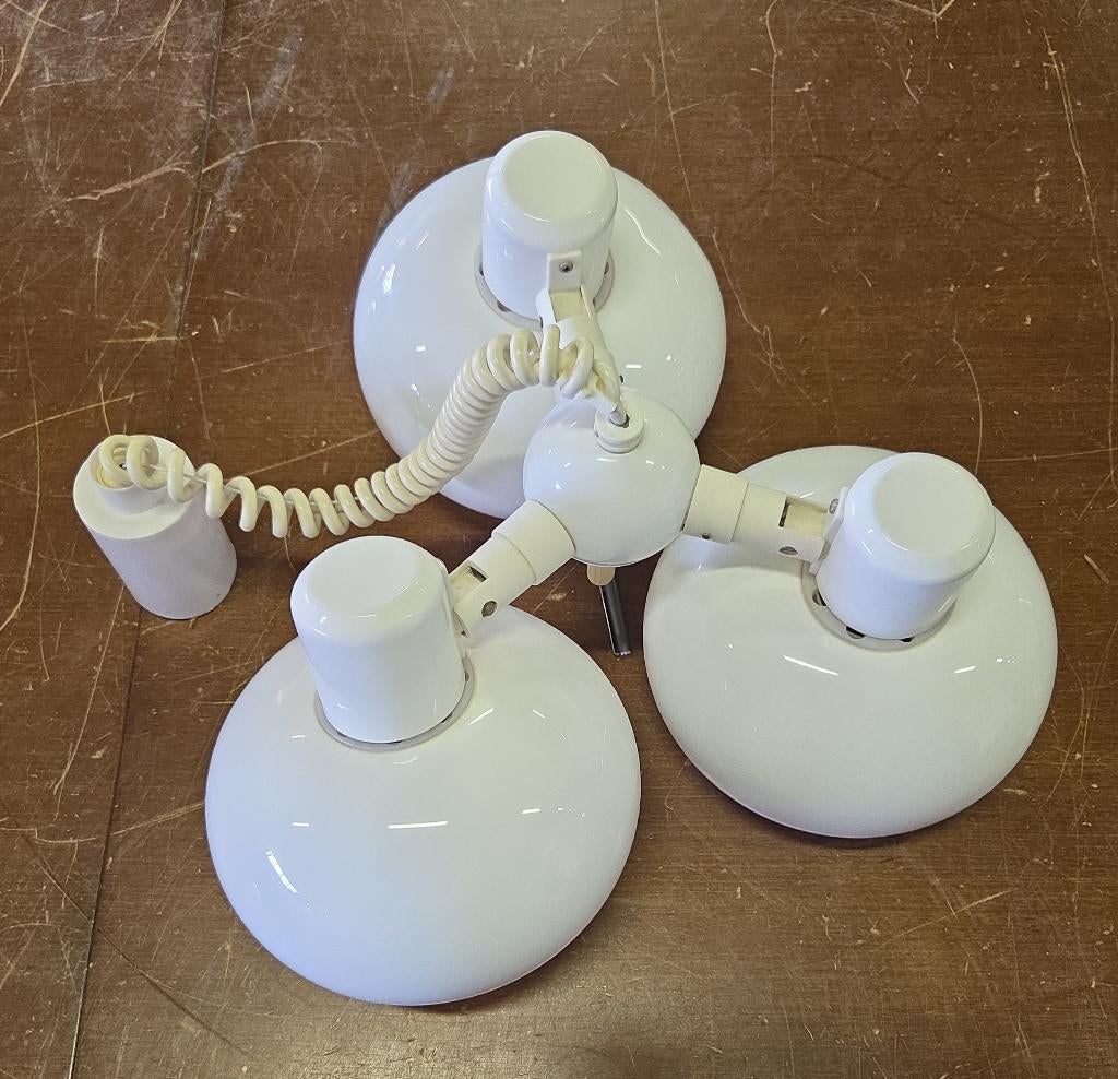 Vintage mushroom hanglamp, Ophalen, Kunststof, Gebruikt, X