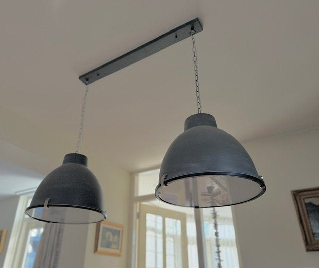 Eetkamer lampen, Ophalen, Gebruikt, E27 (groot), Metaal