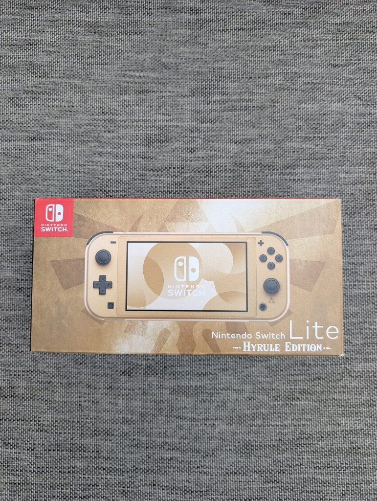 Nintendo Switch Lite - Hyrule Edition (Zelda) als nieuw, Ophalen of Verzenden, Overige kleuren, Zo goed als nieuw