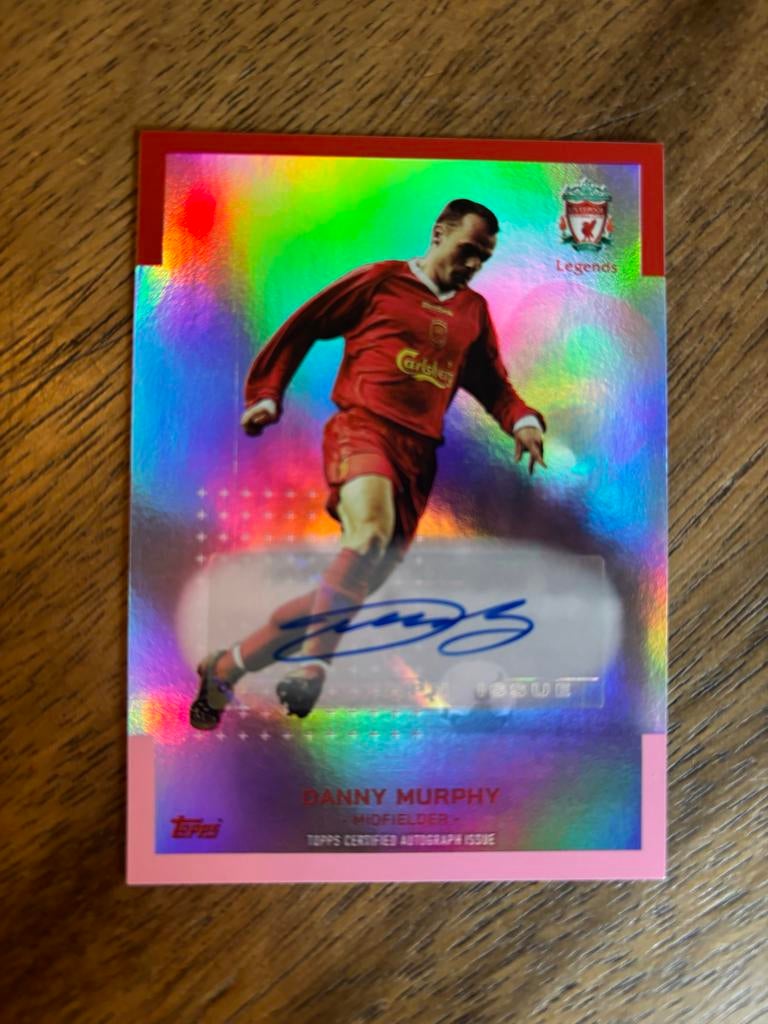 Danny Murphy Topps Autograph Kaart Liverpool FC 2022/23, Boeken, Ophalen of Verzenden, Zo goed als nieuw