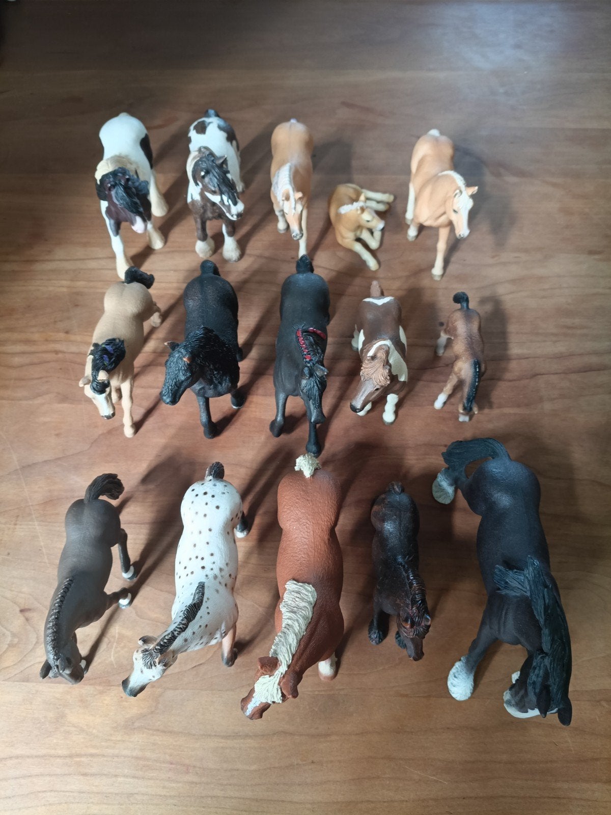 Schleich paarden collectie - 15 stuks, Ophalen of Verzenden, Zo goed als nieuw