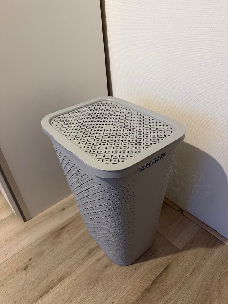 Curver wasmand/kledingmand - Grijs 60L, Ophalen, Kunststof, Mand, Zo goed als nieuw