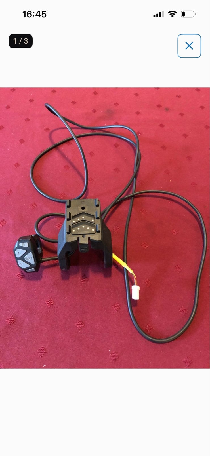 Gazelle Panasonic display houder - goedwerkend, Fietsen en Brommers, Ophalen of Verzenden, Gebruikt