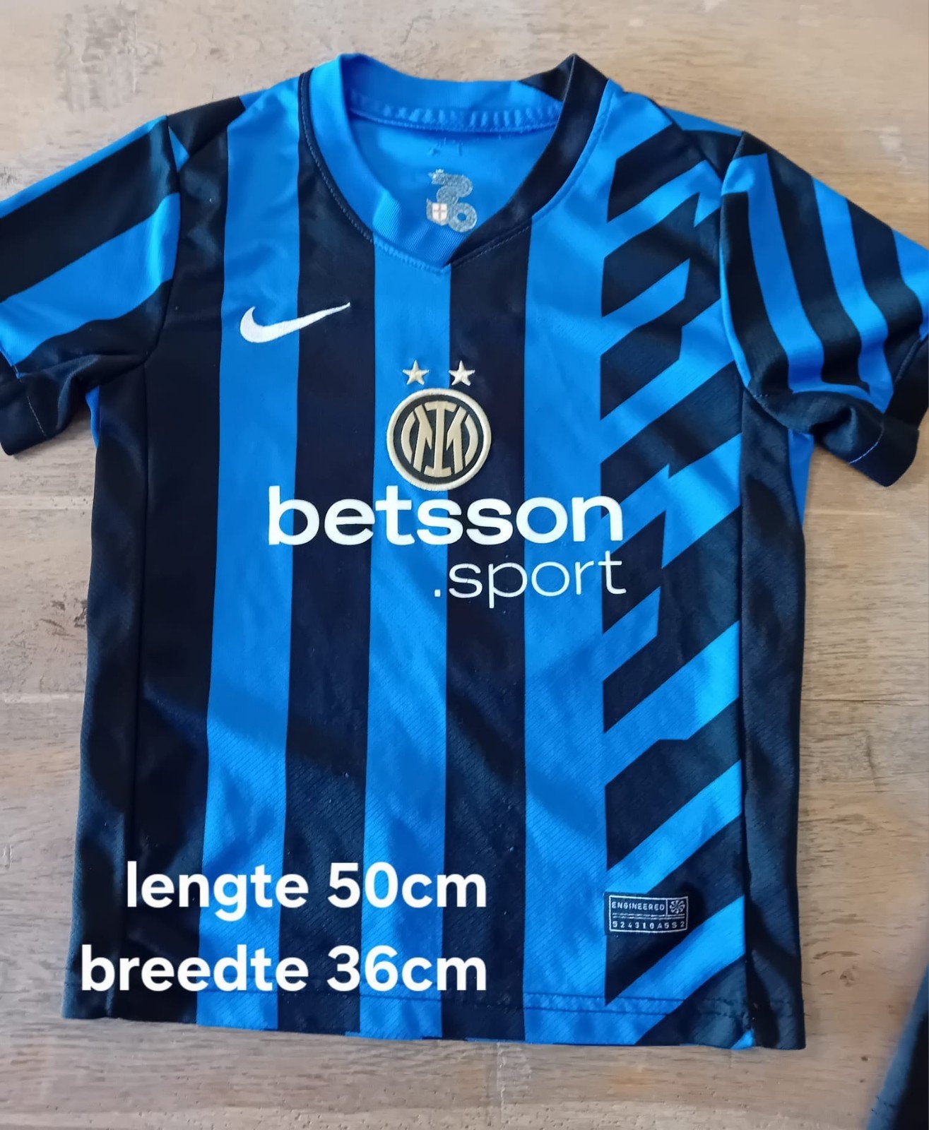 Inter Milan Thuisshirt en Broekje Lautaro 10 - Maat 128, Ophalen, Zo goed als nieuw, Set