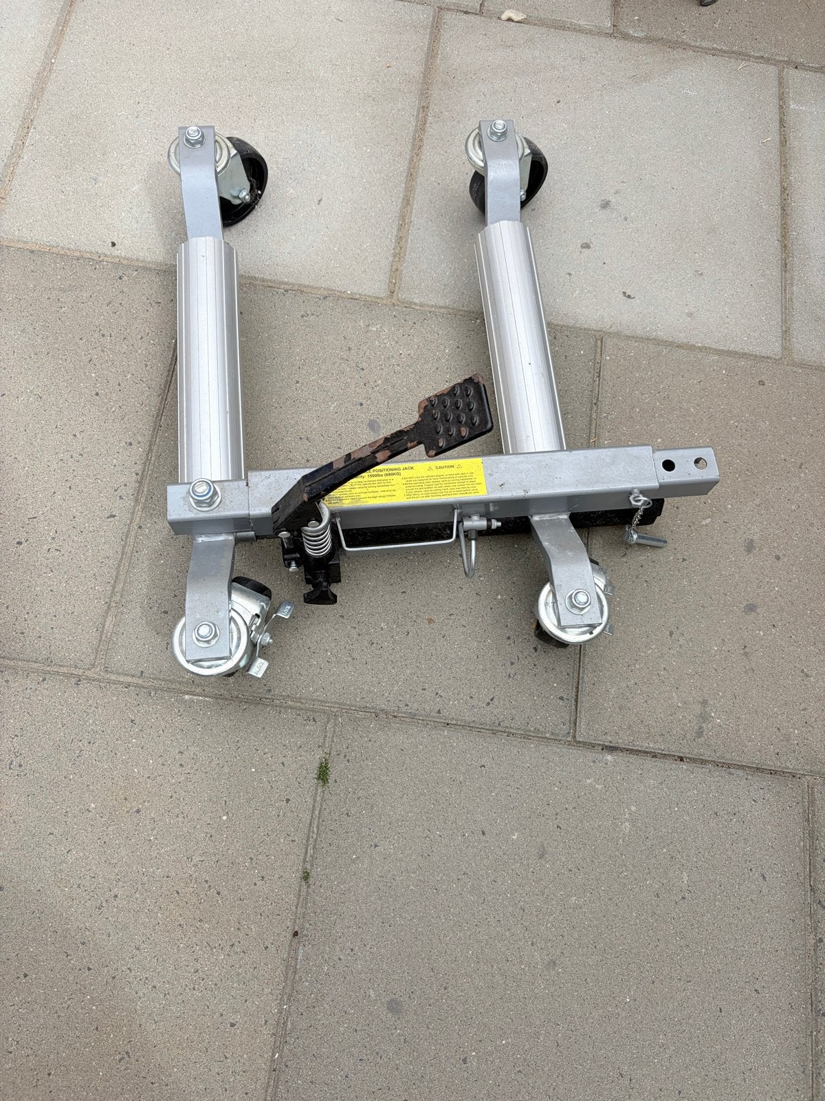 hydraulische motorlift/ motorbok, Ophalen