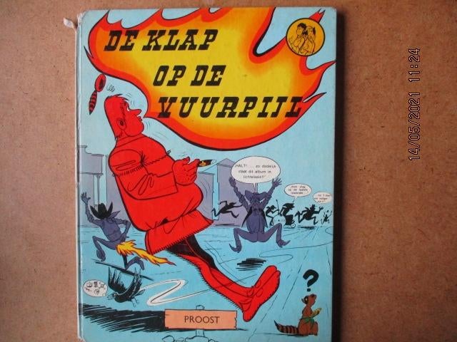 adv2263 klap op de vuurpijl hc, Eén stripboek, Ophalen, Gelezen