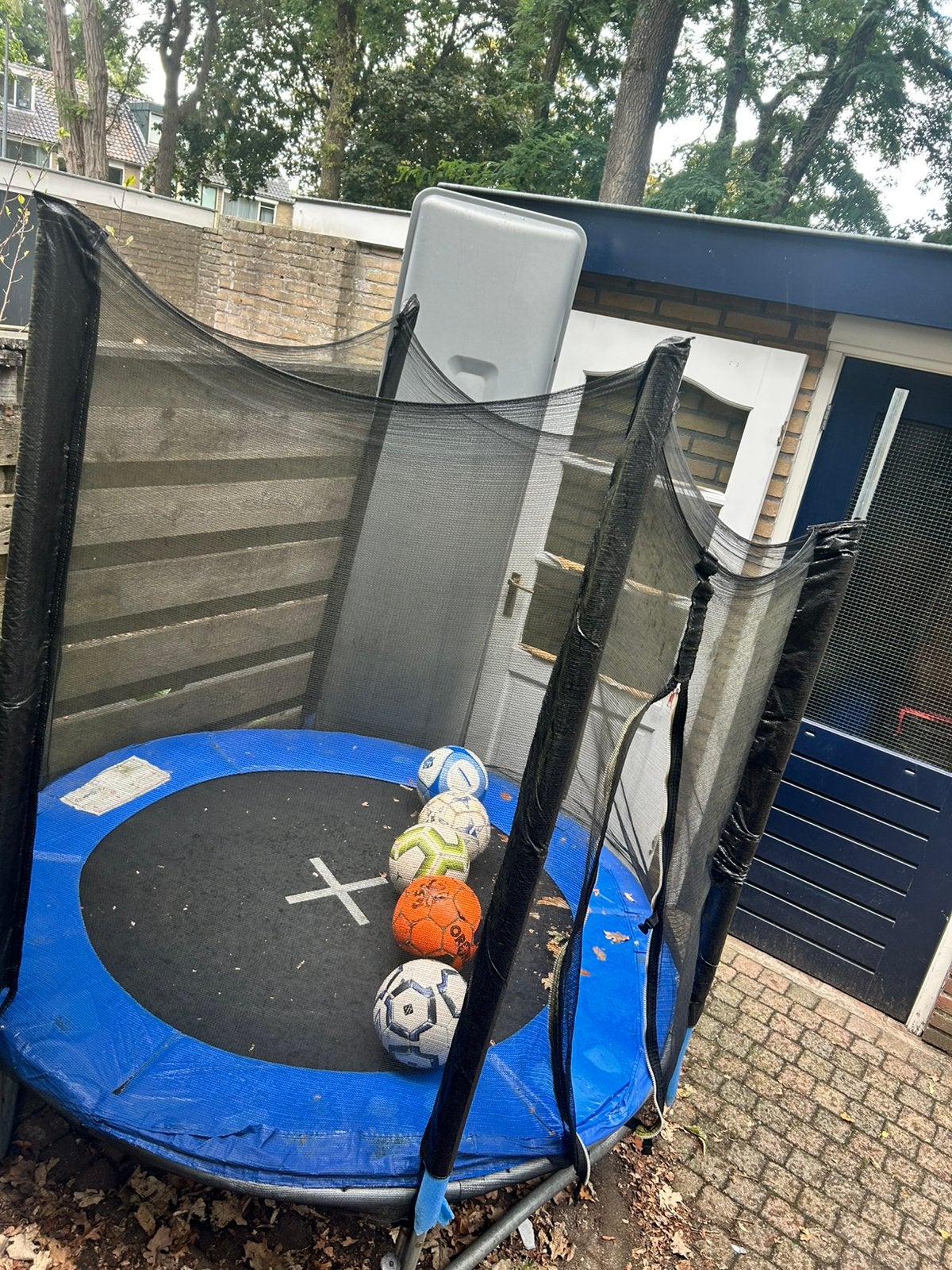 Gratis trampoline, Ophalen, Gebruikt