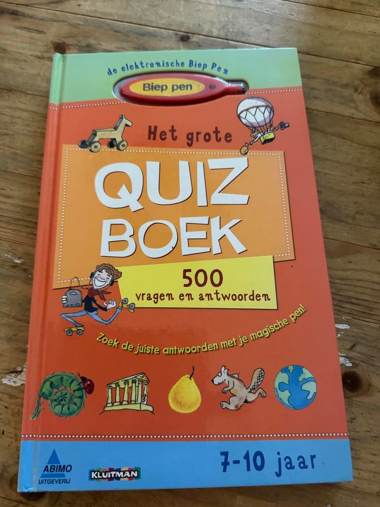 Het grote quiz boek met elektronische Biep Pen, Boeken, Ophalen of Verzenden, Gelezen, Non-fictie