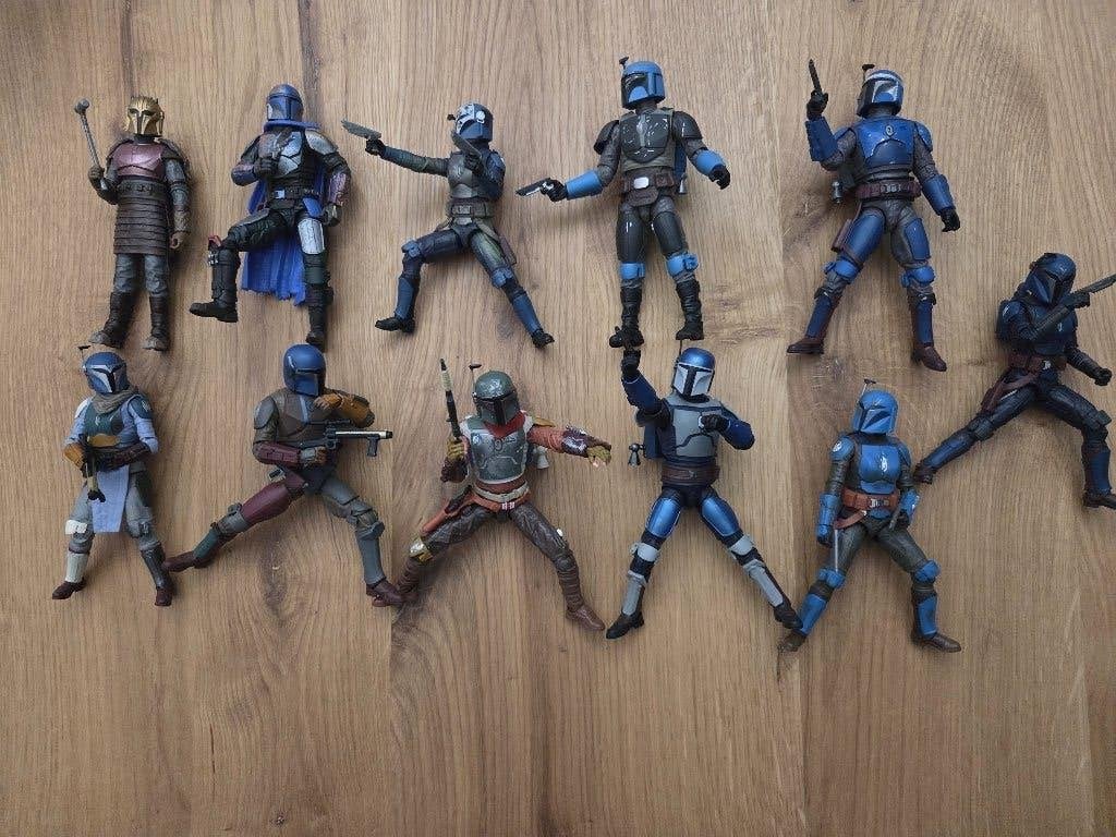 Star Wars Mandalorians (Black Series / Kenner), Ophalen of Verzenden, Gebruikt