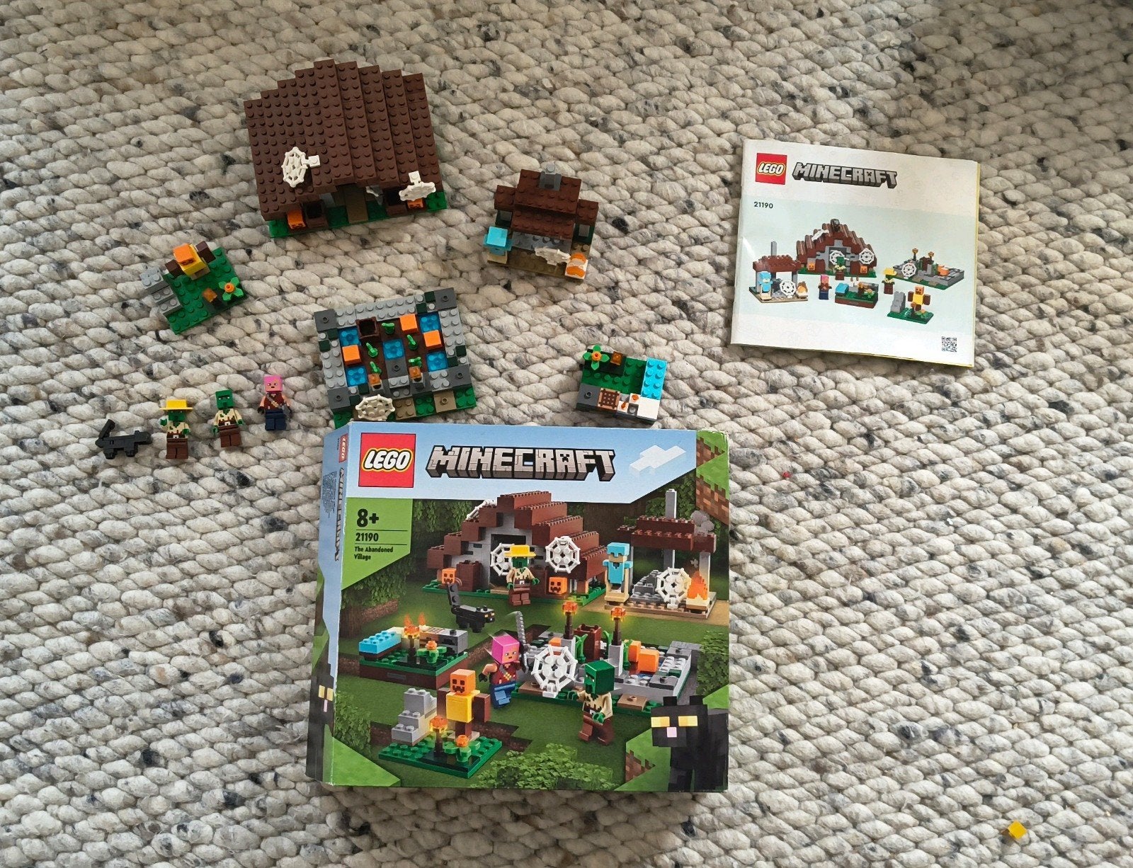 Lego minecraft Het Verlaten dorp (21190), Inclusief instructies, Minecraft, Lego, Ophalen of Verzenden