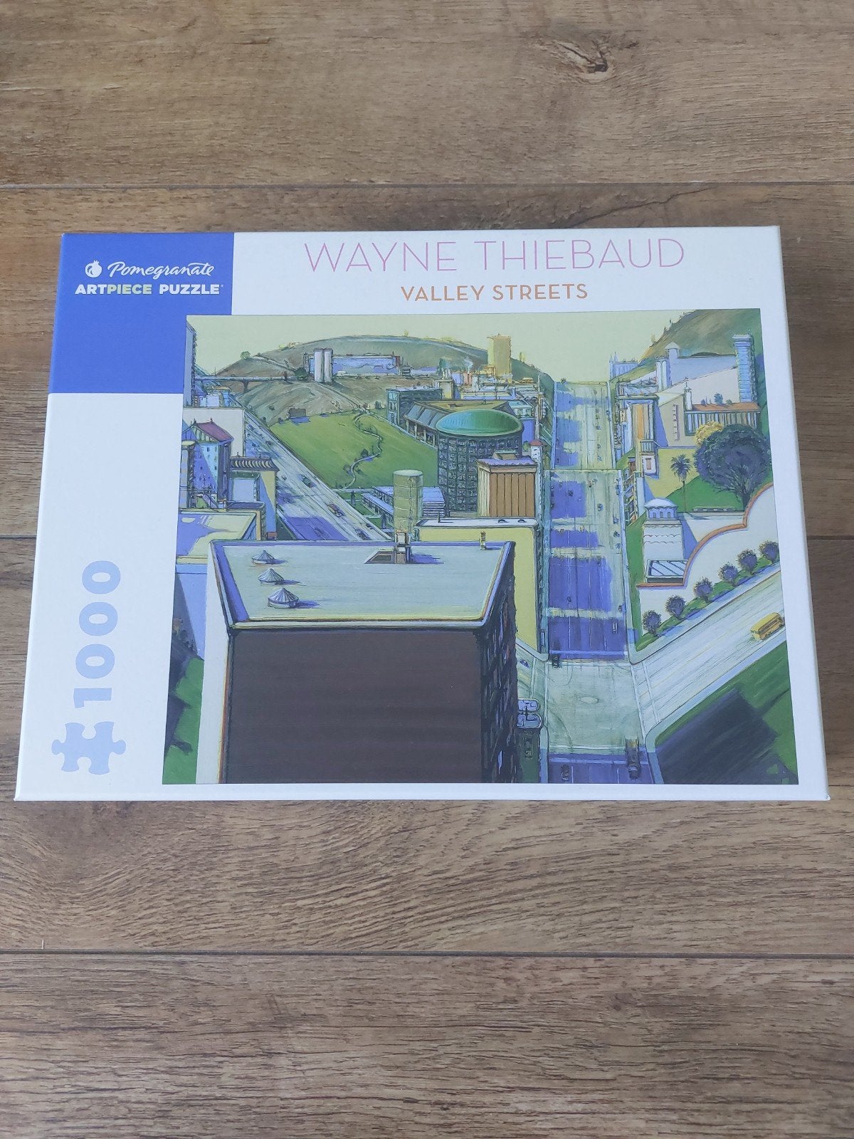 Legpuzzel Wayne Thiebaud - Valley Streets, Ophalen, 500 t/m 1500 stukjes, Zo goed als nieuw, Legpuzzel