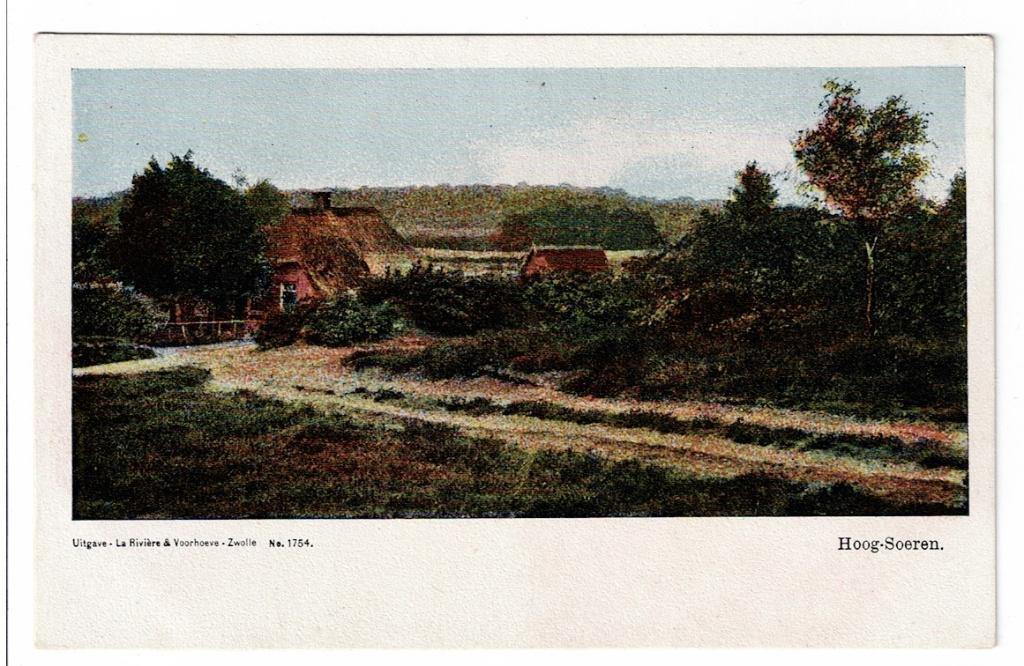 Hoog - Soeren rond 1900. Op de heide., Ophalen of Verzenden, Voor 1920, Ongelopen, Gelderland