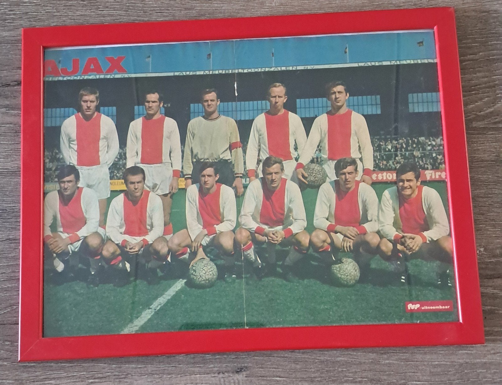 Ajax poster, Verzamelen, Sportartikelen en Voetbal, Ophalen of Verzenden, Zo goed als nieuw, Ajax, Poster, Plaatje of Sticker