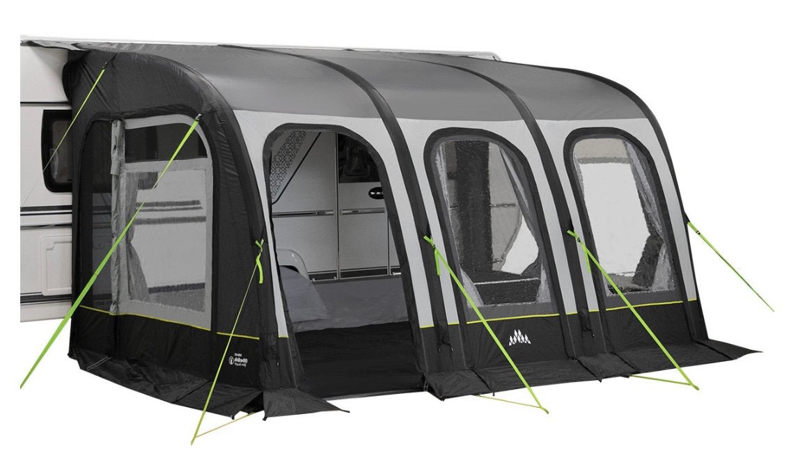 Te koop: nieuwe voortent met airtubes Obelink Viera, Ophalen, Nieuw, Polyester, Overige merken