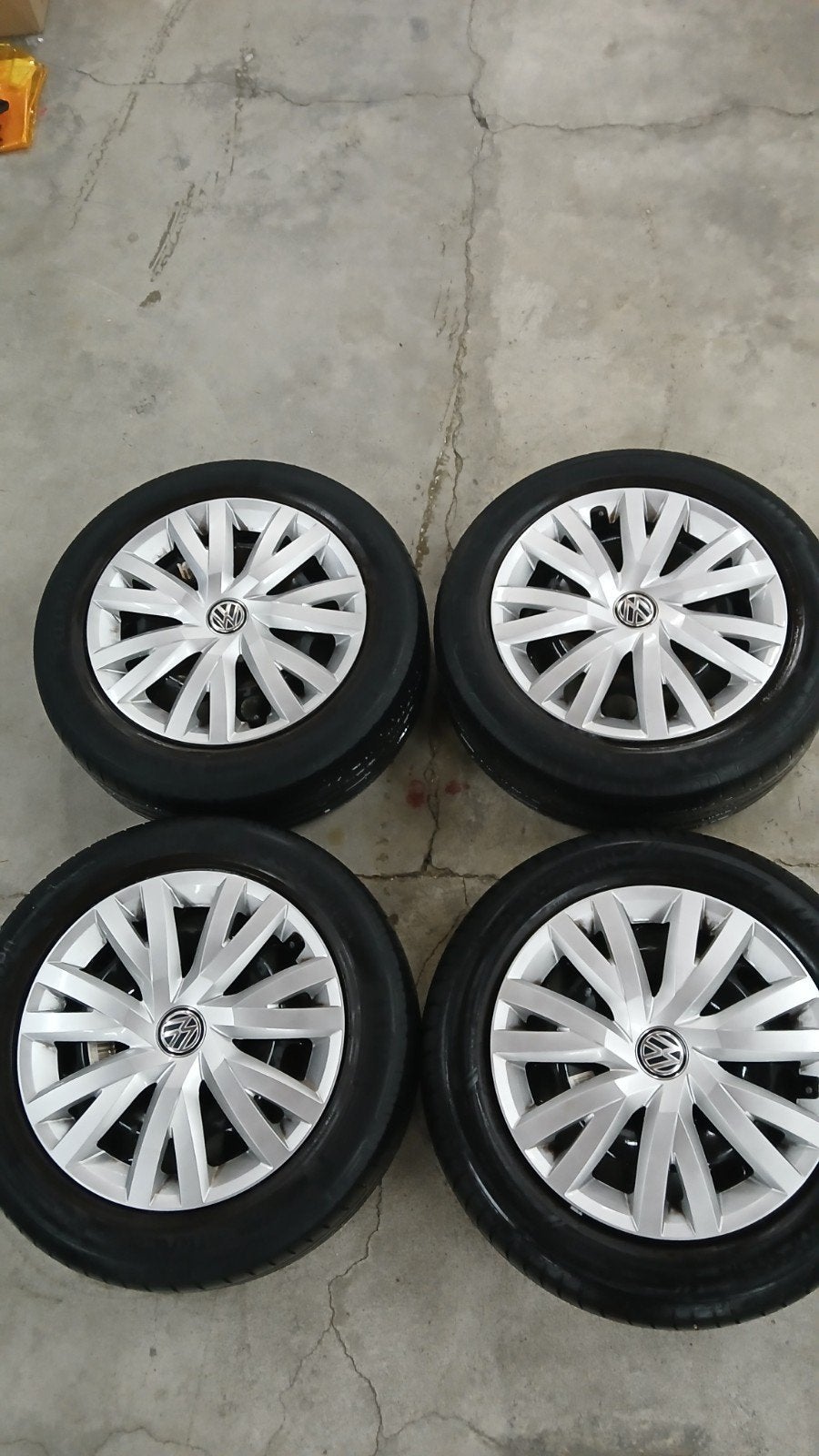 4 x 16inch staal met sportrac 5 band, Auto-onderdelen, Banden en Velgen, Ophalen, Gebruikt, 16 inch, Banden en Velgen