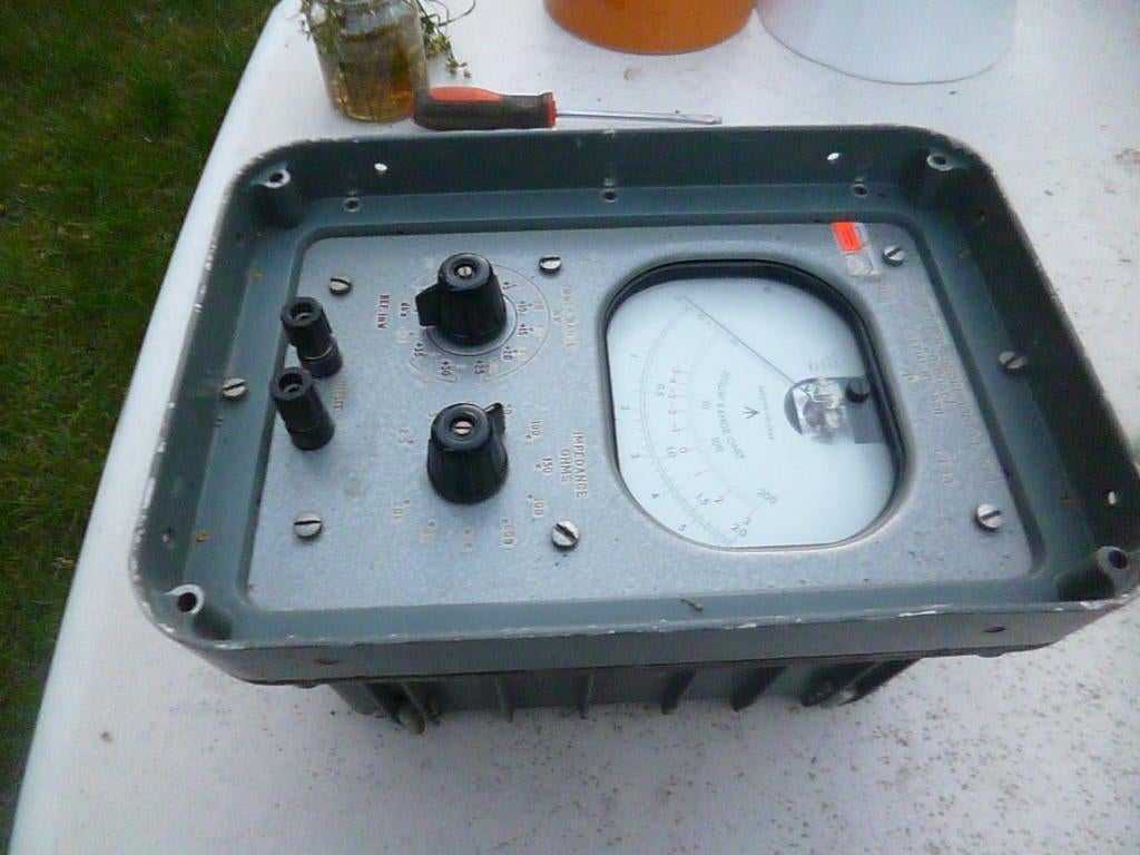 CT44 Watt-meter absorption.uit 1959,militair. NATO,, Telecommunicatie, Zenders en Ontvangers, Ophalen of Verzenden, Gebruikt, Ontvanger