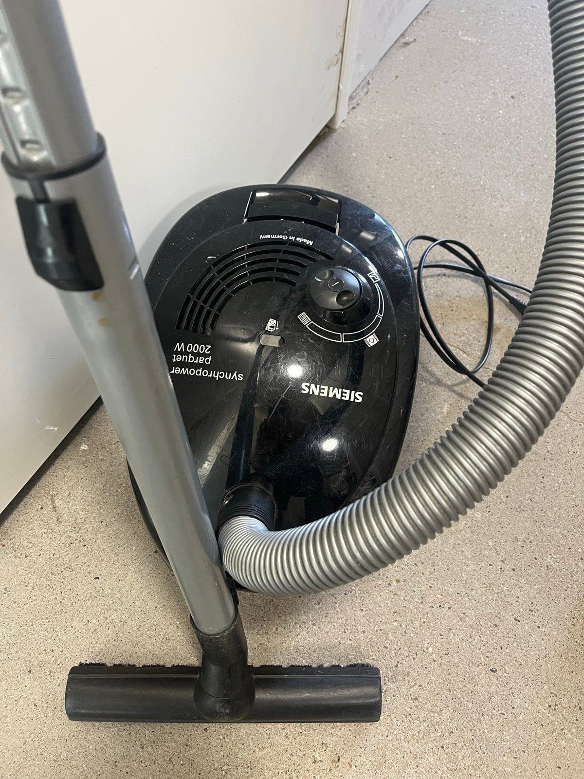 Siemens Synchropower Parquet 2000W Stofzuiger, Stofzak, Siemens, Gebruikt, Ophalen of Verzenden