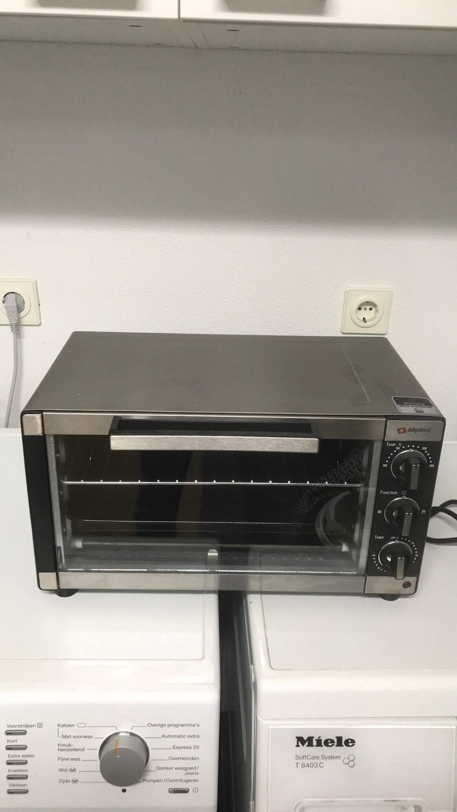 Camping oven, Ophalen, Gebruikt