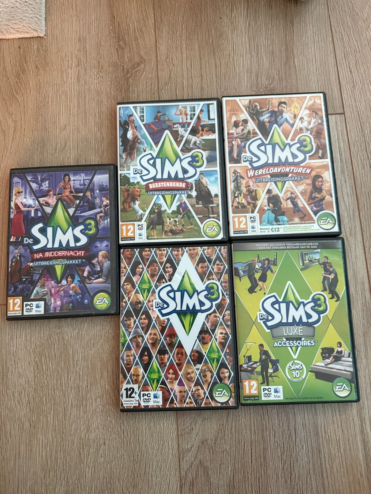 De Sims 3 Uitbreidingspakketten - 5 stuks, Gebruikt, 1 speler, Eén computer, Ophalen of Verzenden