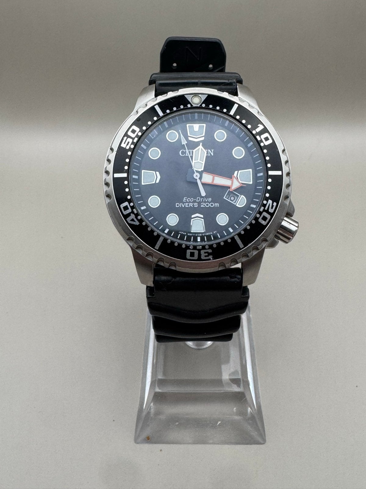 Citizen Eco-Drive Duikhorloge - Zo goed als nieuw, Sieraden, Tassen en Uiterlijk, Staal, Polshorloge, Citizen, 1960 of later