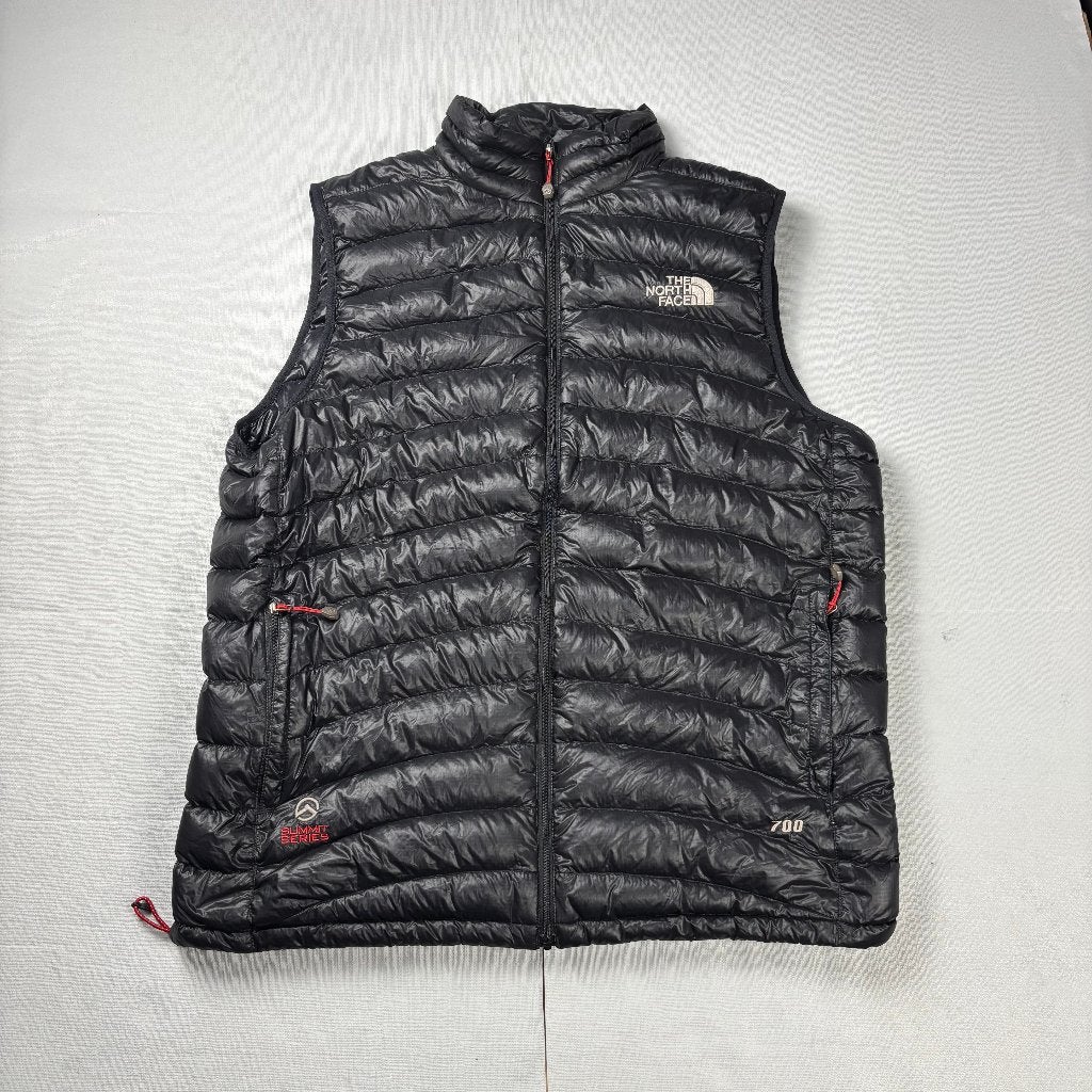 The North Face Summit Series donsbodywarmer 700, Maat 52/54 (L), Verzenden, Zwart, Zo goed als nieuw