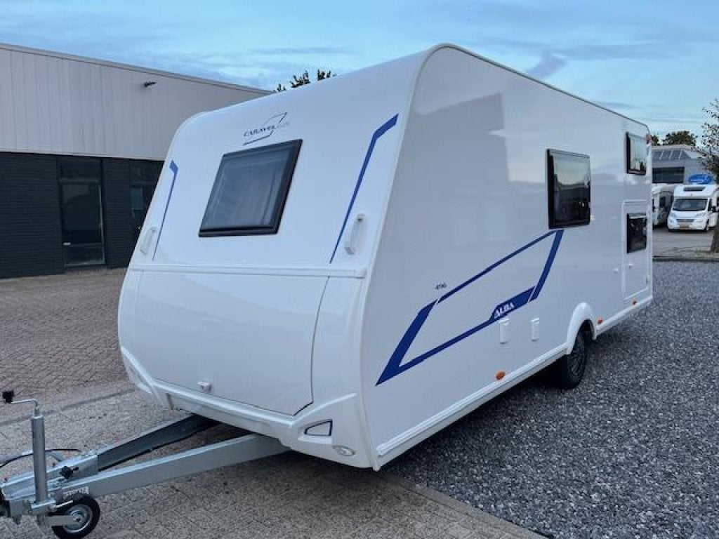 Caravelair Alba Family 496 Stapelbed Gratis airco, Caravans en Kamperen, Caravans, Bedrijf, 4 tot 5 meter, Caravelair, Overige