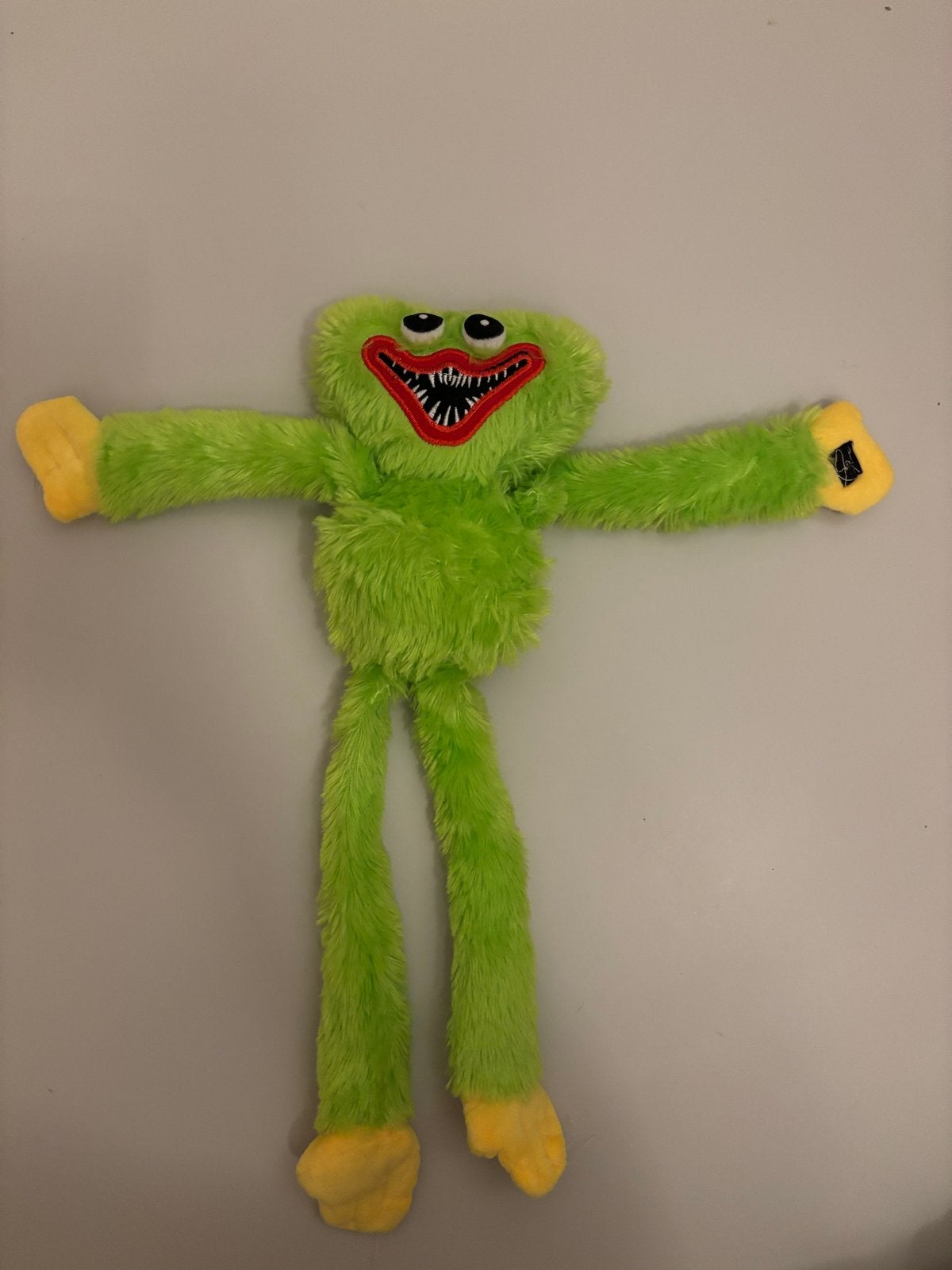 Groene Huggy Wuggy Knuffel - Poppy Playtime, Groen, Overige karakters, Overige typen, Ophalen of Verzenden